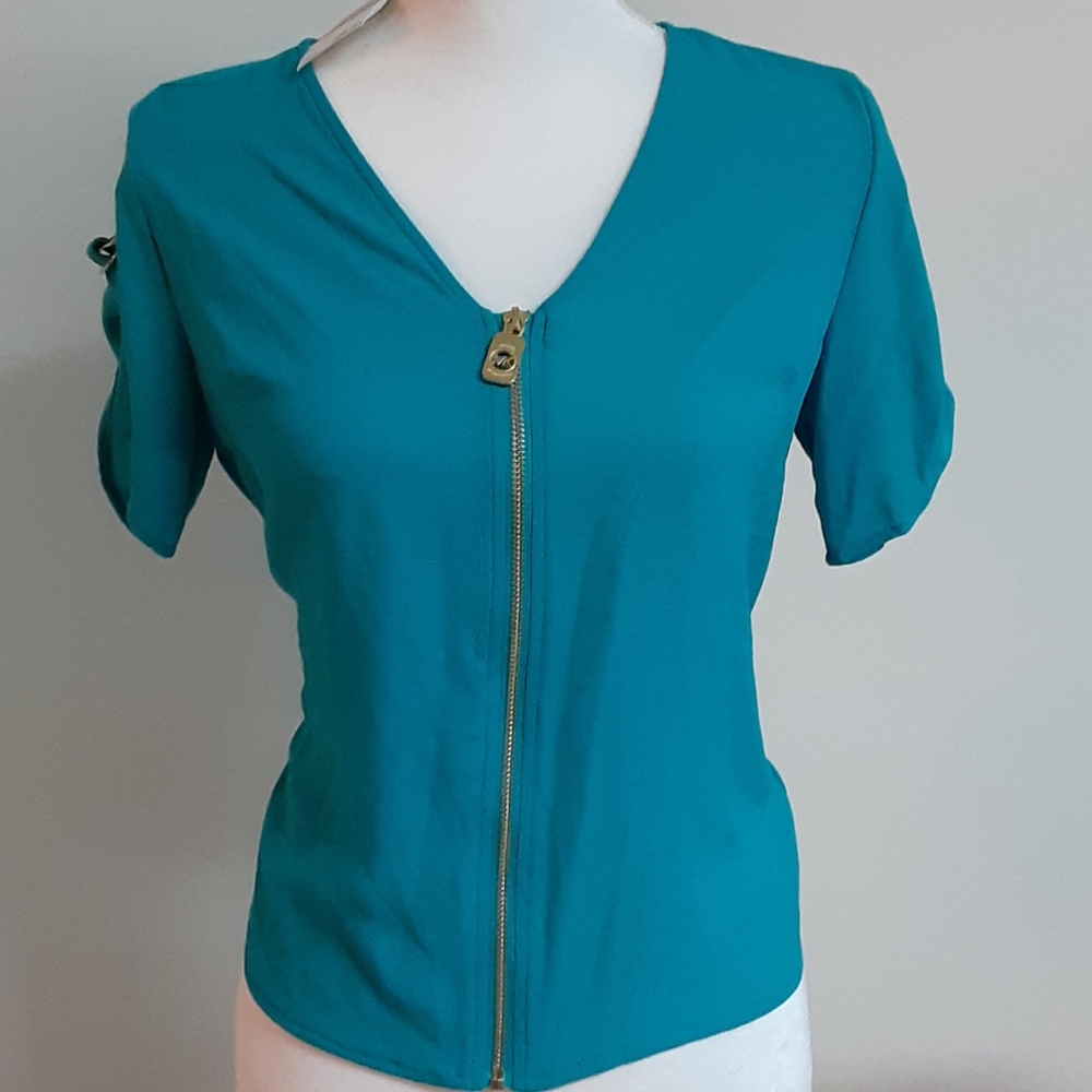 Michael Kors Zipper Blouse